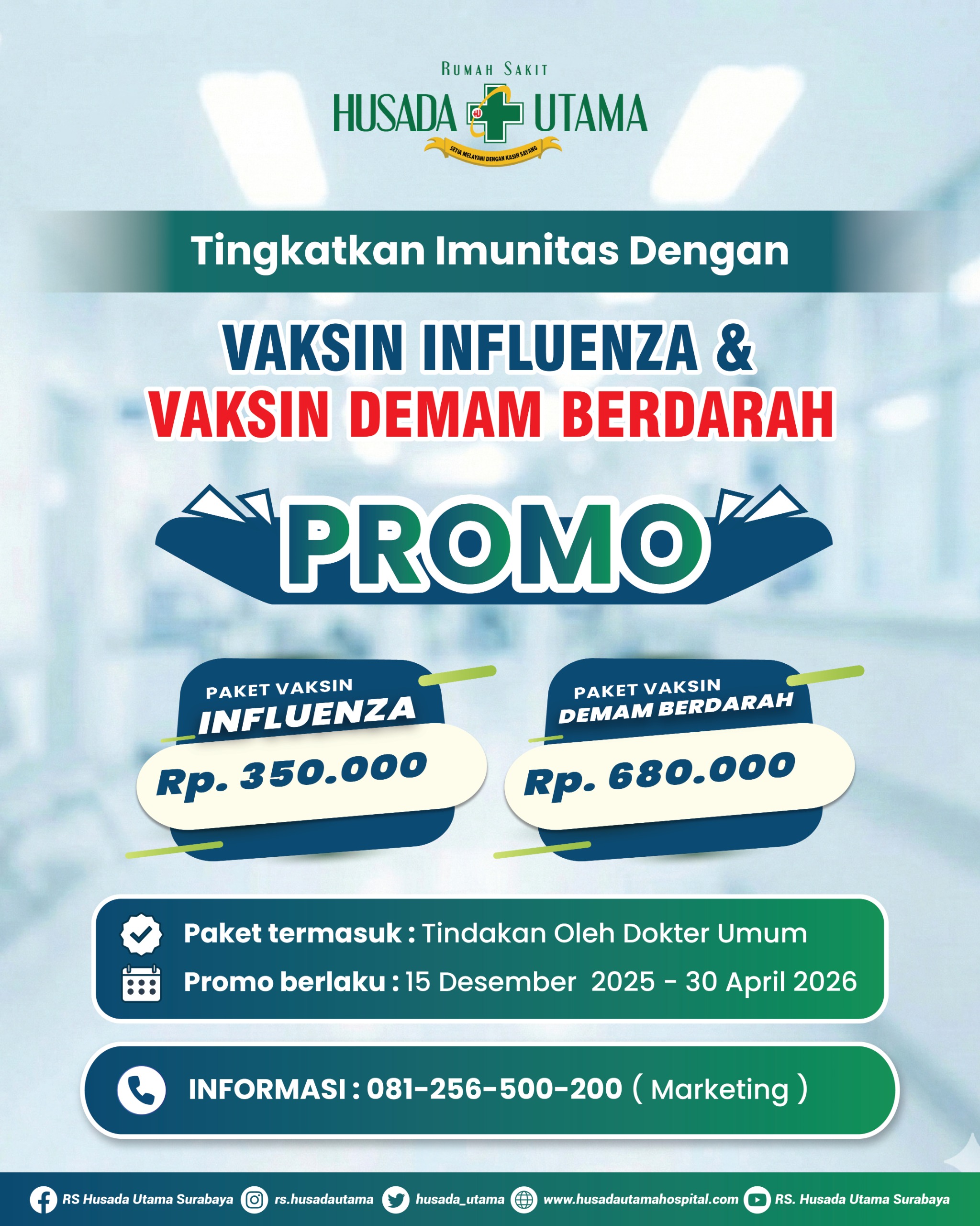 Vaksin Influenza dan Vaksin Demam Berdarah